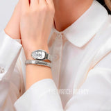 Just Cavalli Serpente Silver Dial Silver Steel Strap Watch for Women - JC1L227M0015