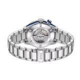 Hugo Boss Bossmatic Automatic Blue Dial Silver Steel Strap Watch for Men - 1514177