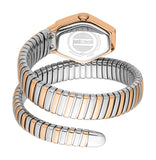 Just Cavalli Splora Silver Dial Two Tone Steel Strap Watch for Women - JC1L394M0065