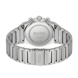 Hugo Boss Candor Chronograph Silver Dial Silver Steel Strap Watch for Men - 1514221