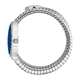 Just Cavalli Specchio Blue Dial Silver Steel Strap Watch for Women - JC1L323M0015