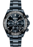 Hugo Boss Hero 2.0 Chronograph Blue Dial Blue Steel Strap Watch for Men - 1514270