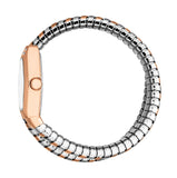 Just Cavalli Splora Silver Dial Two Tone Steel Strap Watch for Women - JC1L394M0065