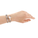 Just Cavalli Splora Silver Dial Two Tone Steel Strap Watch for Women - JC1L394M0065