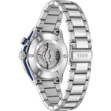 Hugo Boss Bossmatic Automatic White Dial Silver Steel Strap Watch for Men - 1514212
