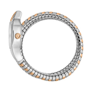 Just Cavalli Ravenna Silver Dial Two Tone Steel Strap Watch for Women - JC1L271M0065