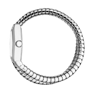 Just Cavalli Splora Silver Dial Silver Steel Strap Watch for Women - JC1L394M0015