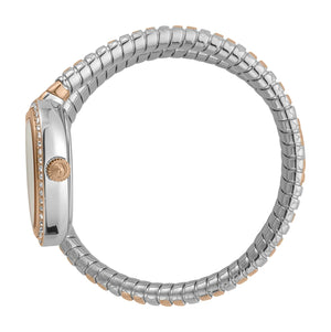 Just Cavalli Solo Mother of Pearl Dial Two Tone Steel Strap Watch for Women - JC1L167M0065