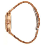 Guess Viva Diamonds White Dial Rose Gold Steel Strap Watch for Women - W0111L3