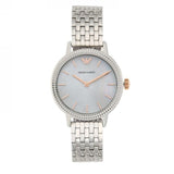 Emporio Armani Interchangeable Mother of Pearl Dial Silver Steel Strap Watch For Women - AR80020