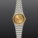 Tudor Royal Automatic Diamonds Gold Dial Two Tone Steel Strap Watch for Men - M28603-0006
