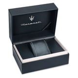 Maserati SFIDA Automatic Skeleton Black Dial Two Tone Steel Strap Watch For Men - R8823140010
