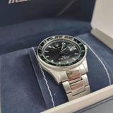 Maserati SFIDA Chronograph Black Dial Silver Steel Strap Watch For Men - R8853140005