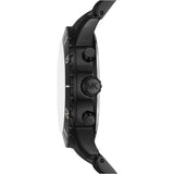 Michael Kors Cunningham Chronograph Black Dial Black Steel Strap Watch For Men - MK8965