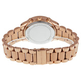 Michael Kors Brinkley Rose Gold Dial Rose Gold Steel Strap Watch for Women - MK6204