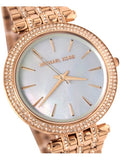 Michael Kors Darci Mother of Pearl Dial Rose Gold Steel Strap Watch for Women - MK3220