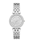 Michael Kors Darci Silver Dial Silver Steel Strap Watch for Women - MK3476
