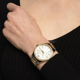 Michael Kors Layton Quartz Silver Dial Two Tone Steel Strap Watch For Women - MK6899