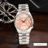 Citizen x Pantone Automatic Warm Sand Dial Silver Steel Strap Watch For Men - NJ0158-89Y