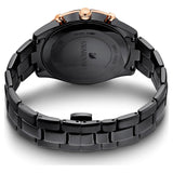 Swarovski Octea Lux Sport Black Dial Black Steel Strap Unisex Watch - 5610472