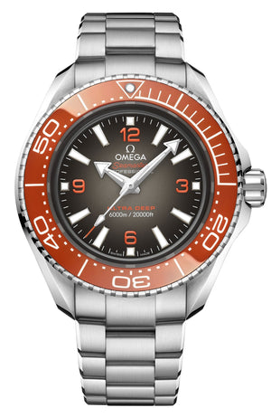 Omega Seamaster Planet Ocean 6000M 45.5mm Black Dial Silver Steel Strap Watch for Men - 21530462106001