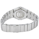 Omega Constellation Manhattan Quartz Diamonds Blue Dial Silver Steel Strap Watch for Women - 131.15.25.60.53.001