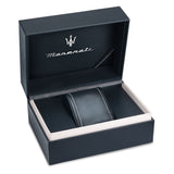 Maserati Epoca Chronograph Black Dial Gold Steel Strap Watch For Men - R8873618023