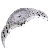 Bulova Crystal Pave Silver Dial Silver Steel Strap Watch for Men - 96B235