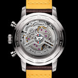 Breitling Top Time B01 Ford Mustang Green Dial Brown Leather Strap Watch for Men - AB01762A1L1X1