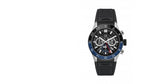 Tag Heuer Carrera Automatic Chronograph Steel & Ceramic Black Dial Black Rubber Strap Watch for Men - CBG2A1Z.FT6157