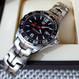 Tag Heuer Formula 1 Senna Limited Edition Black Dial Silver Steel Strap Watch for Men - WAZ1012.BA0883
