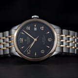 Tudor 1926 Automatic Black Dial Two Tone Steel Strap Watch for Men - M91651-0003