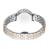 Just Cavalli Chiarezza Snake Core Silver Dial Two Tone Steel Strap Watch for Women - RC5L078M0075