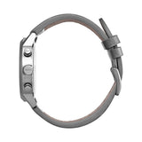 Hugo Boss Architectural Grey Dial Grey Leather Strap Watch for Men - 1513570