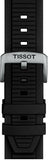 Tissot T Race Chronograph White Dial Black Rubber Strap Watch For Men - T141.417.17.011.00