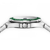 Tag Heuer Aquaracer Calibre 5 Green Dial Silver Steel Strap Watch for Men - WAY201S.BA0927