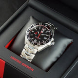 Tag Heuer Formula 1 Senna Limited Edition Black Dial Silver Steel Strap Watch for Men - WAZ1012.BA0883