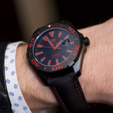 Tag Heuer Aquaracer Caliber 5 Black Dial Black Nylon Strap Watch for Men - WAY208A.FC6381