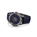 Versace Palazzo Empire Blue Dial Blue Leather Strap Watch for Men - VERD00118