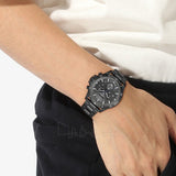 Hugo Boss Troper Chronograph Grey Dial Grey Steel Strap Watch For Men - 1514058