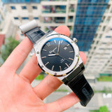 Salvatore Ferragamo F-80 Classic Black Dial Black Leather Strap  Watch for Men - SFDT00219