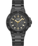 Guess Track Black Dial Black Steel Strap Watch for Men - GW0426G3