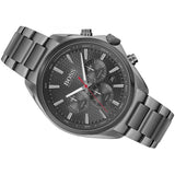 Hugo Boss Distinct Chronograph Grey Dial Grey Steel Strap Watch for Men - 1513858