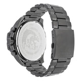 Diesel Mega Chief Chronograph Grey Dial Grey Steel Strap Watch for Men - DZ4282