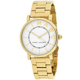Marc Jacobs Roxy White Dial Gold Steel Strap Watch for Women - MJ3522
