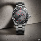 Tag Heuer Formula 1 Quartz Anthracite Dial Silver Steel Strap Watch for Men - WAZ1018.BA0842