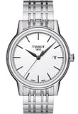 Tissot Carson Steel White Dial Silver Steel Strap Watch For Men - T085.410.11.011.00