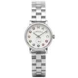 Marc Jacobs Baker Dexter White Dial Silver Steel Strap Watch for Women - MBM3423