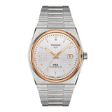 Tissot PRX Powermatic 80 Silver Dial Silver Steel Strap Watch For Men - T137.407.21.031.00
