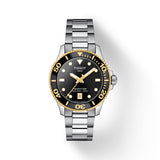 Tissot Seastar 1000 Black Dial Silver Steel Strap Watch For Men - T120.210.21.051.00